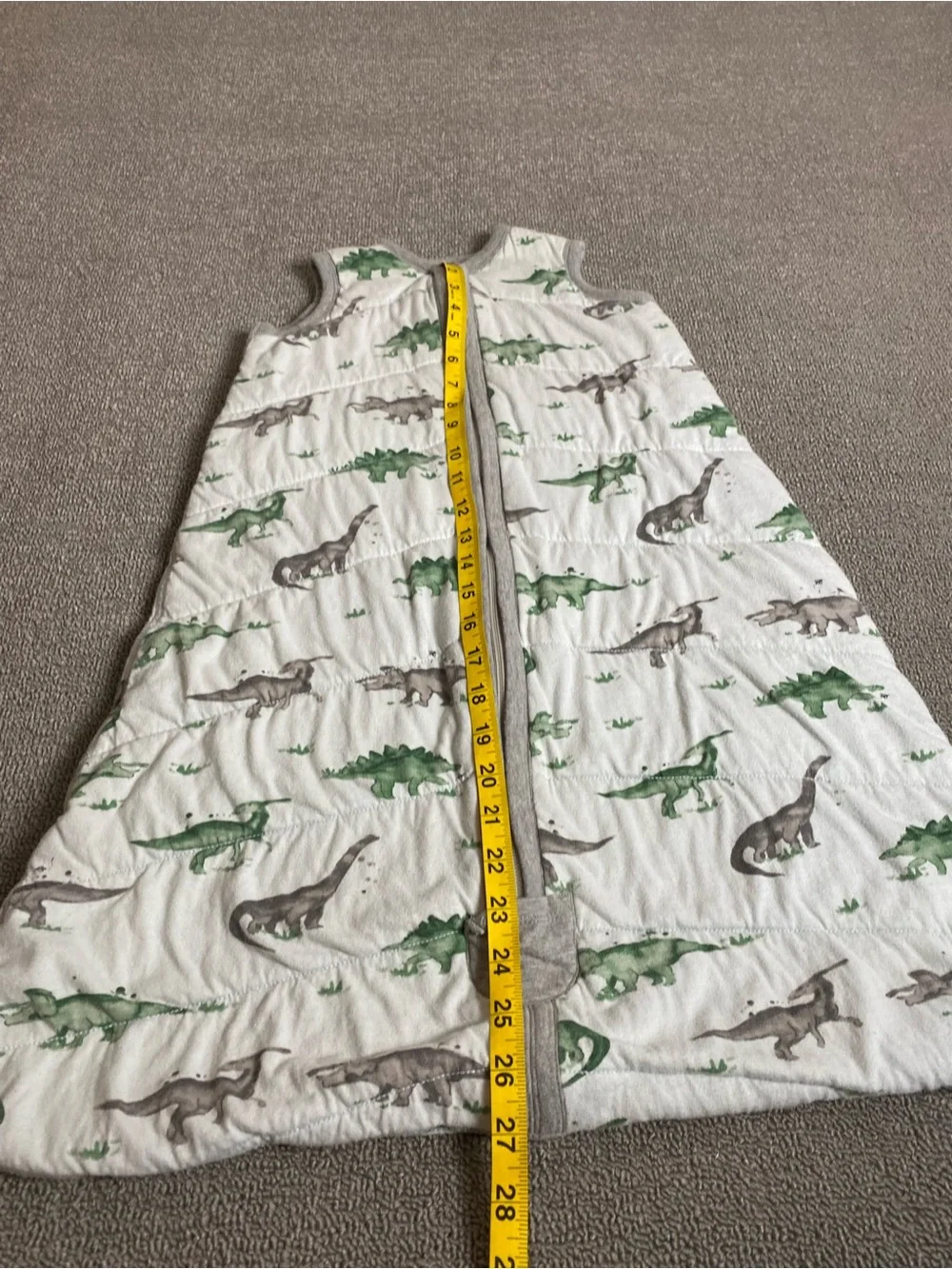 Burt's Bees 6-12 Months 100% Organic Cotton Sleep Sack with Dinosaur Print
